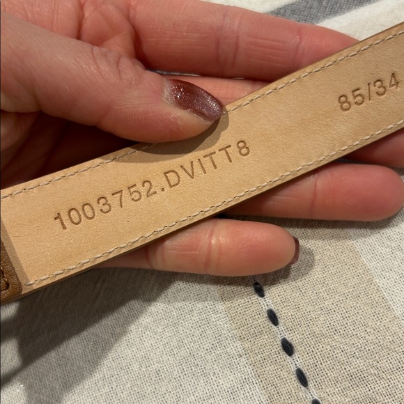 Versace Brown Leather Belt with Gold Medusa Buckle - Picture 8 of 8